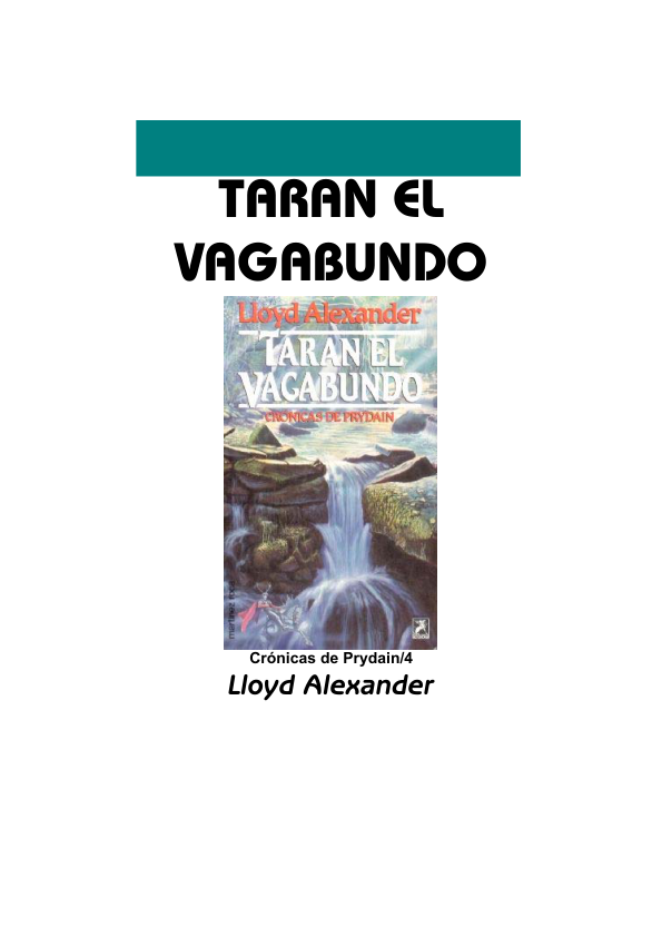 Portada de Microsoft Word - Taran el vagabundo.doc